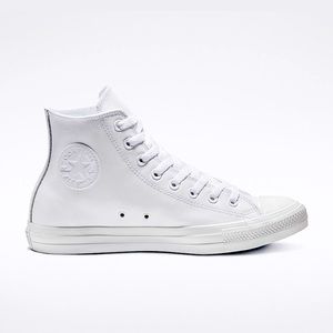 Converse mono white leather - new in box, size 7